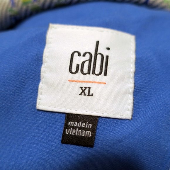 CAbi Presentation Blazer Tweed Jacquard #6251 Career Single Button Women's XL - Picture 6 of 7